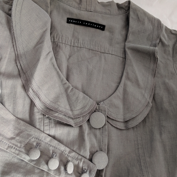 ROBERT RODRIGUEZ women's linen jacket - Picture 6 of 7